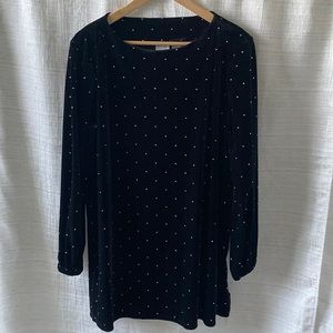 *LAST CHANCE* Westbound Silver studded velour tunic